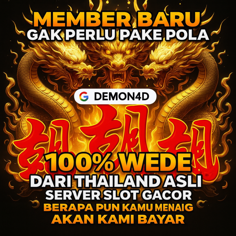 DEMON4D : Situs Judi Game Togel Online Membuat Pemain Kaya Mendadak